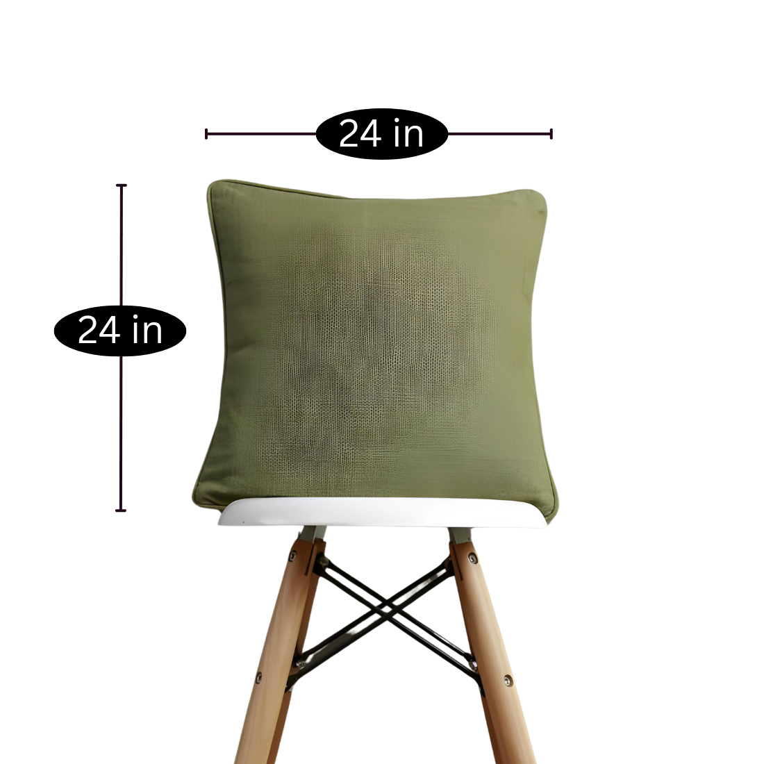 Green Set of 2 Cushion with Quality Material