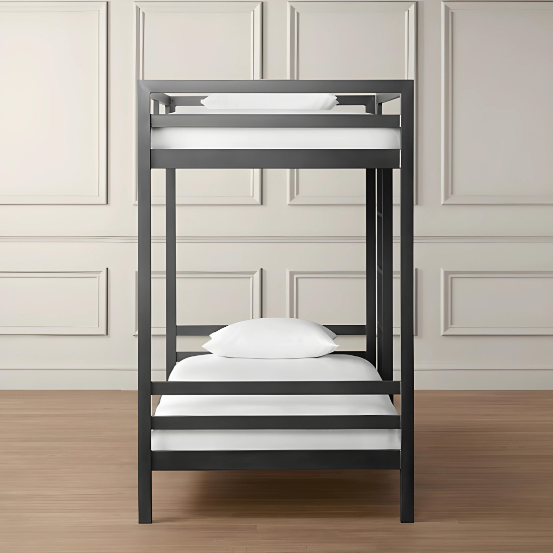 Evan Metal Bunk Bed in Black Color