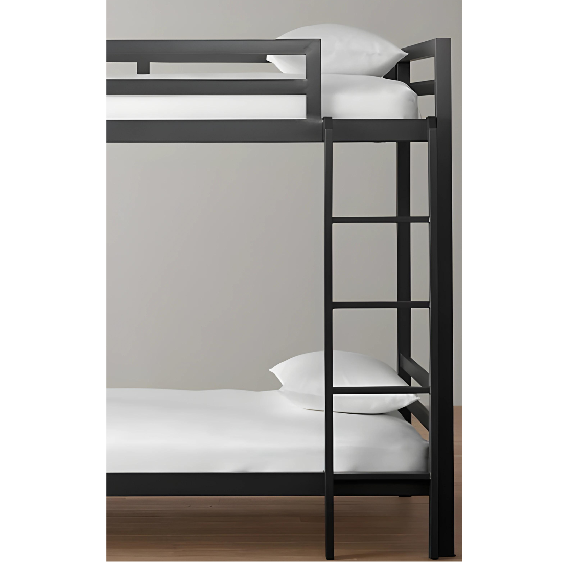 Evan Metal Bunk Bed in Black Color
