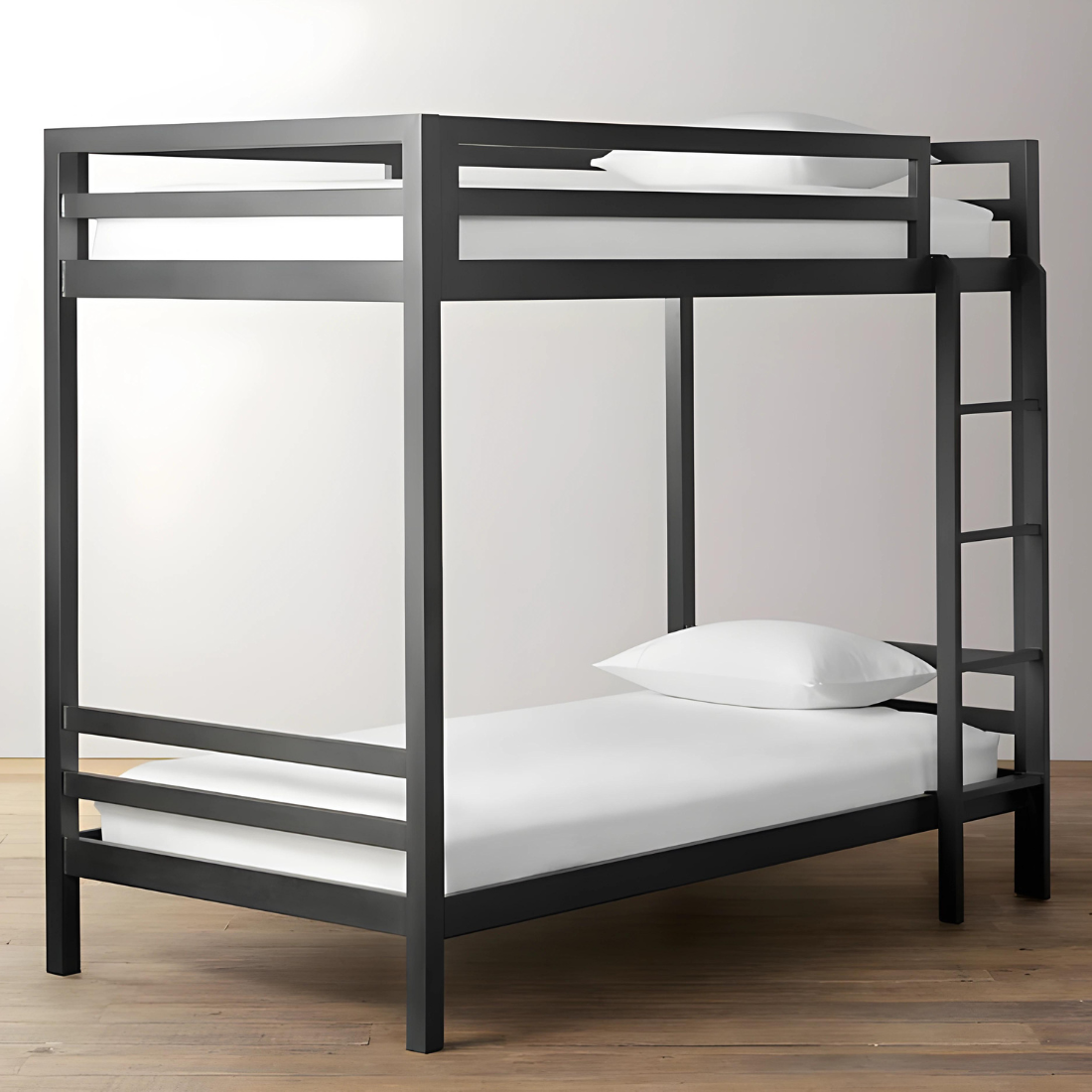 Evan Metal Bunk Bed in Black Color