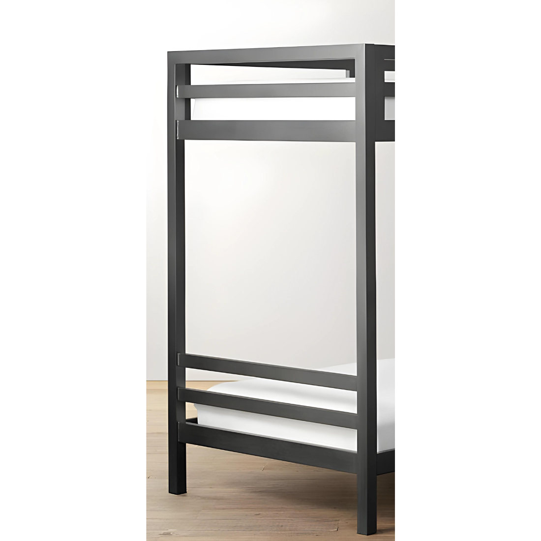 Evan Metal Bunk Bed in Black Color
