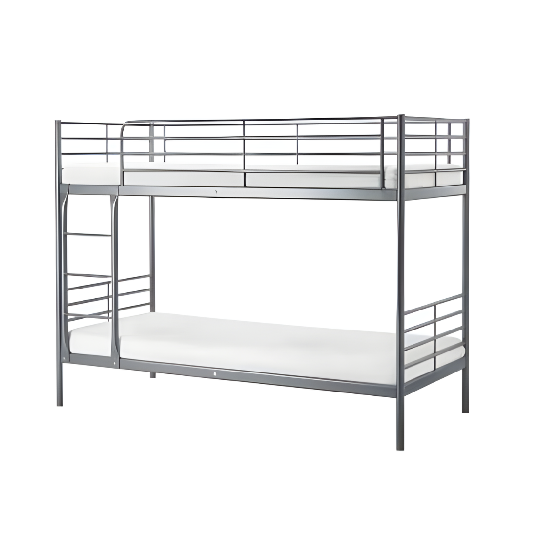Maffie Metal Bunk Bed in Silver Color