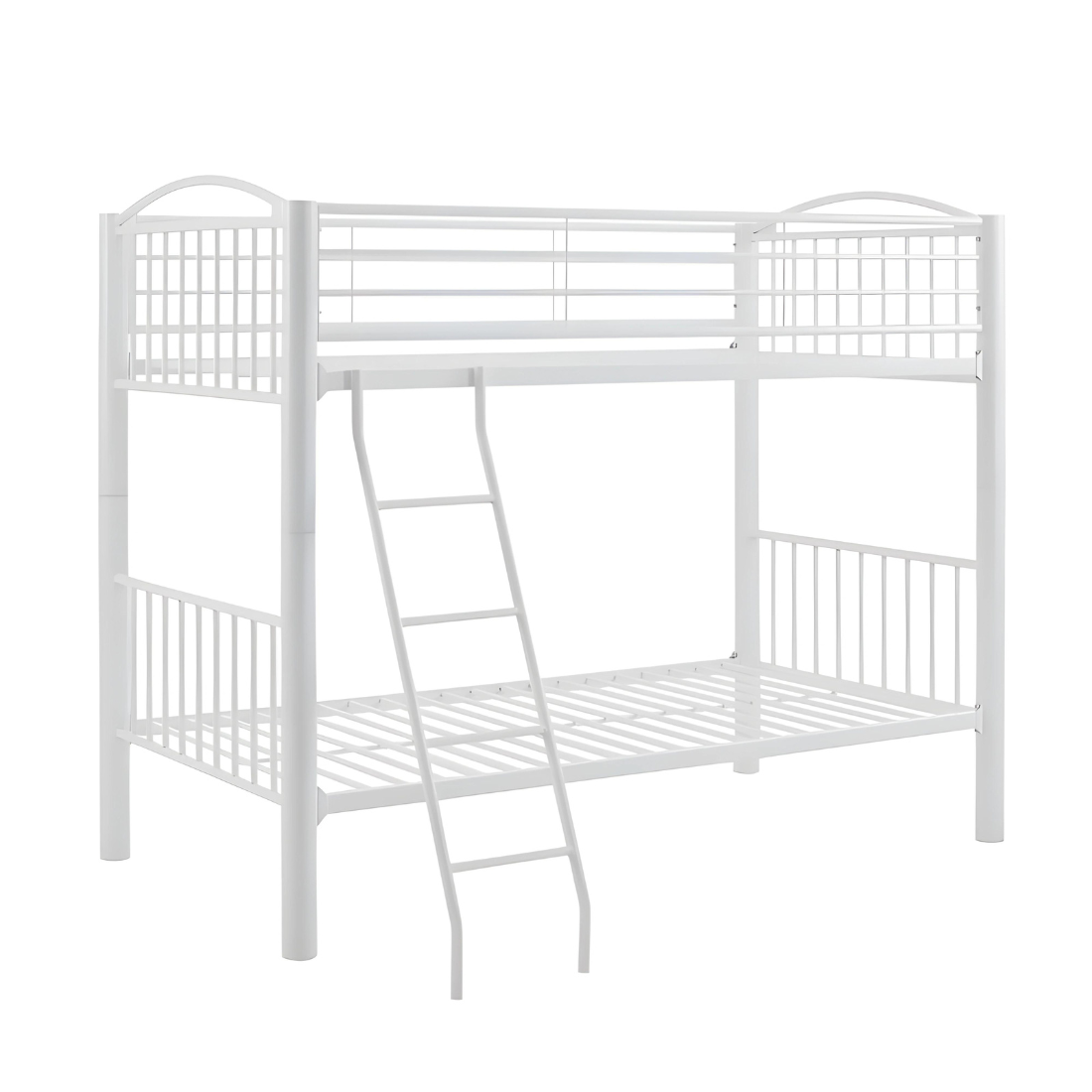Moon Metal Bunk Bed in White Color