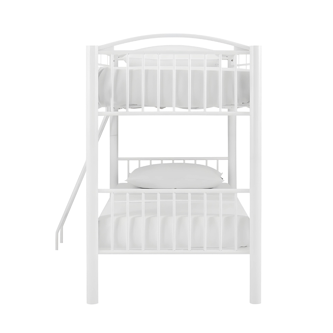 Moon Metal Bunk Bed in White Color