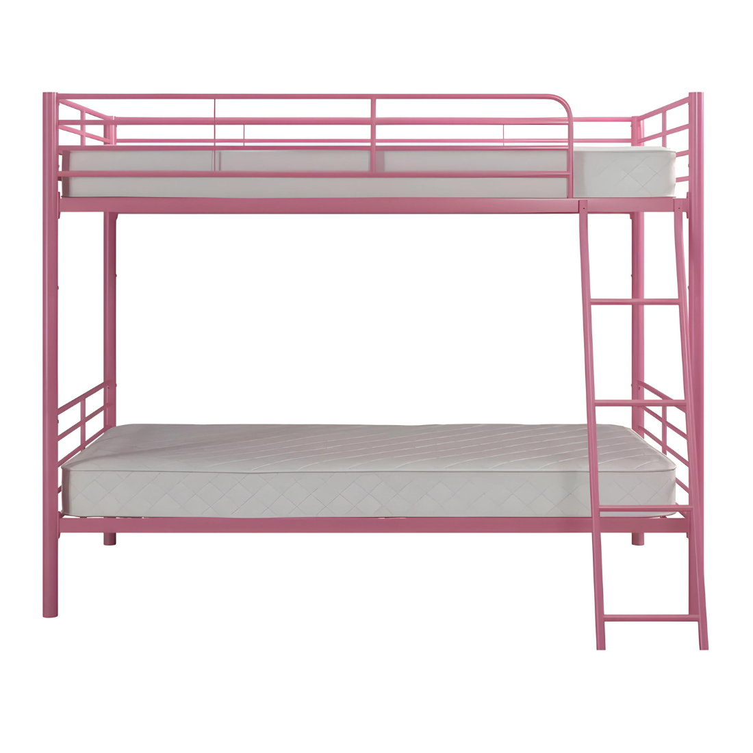 Manak Metal Bunk Bed in Pink Color