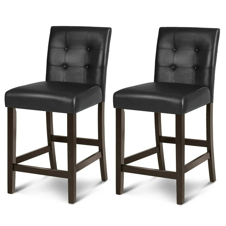 Clark Black Metal Chair with Black Cushion