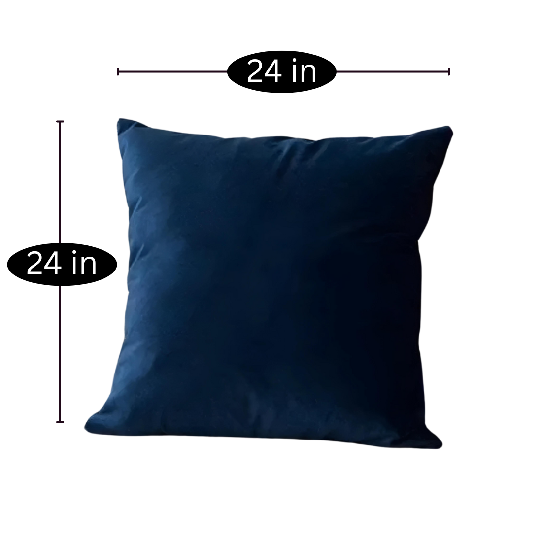 Blue Velvet Set of 2 Cushion with Quality Material
