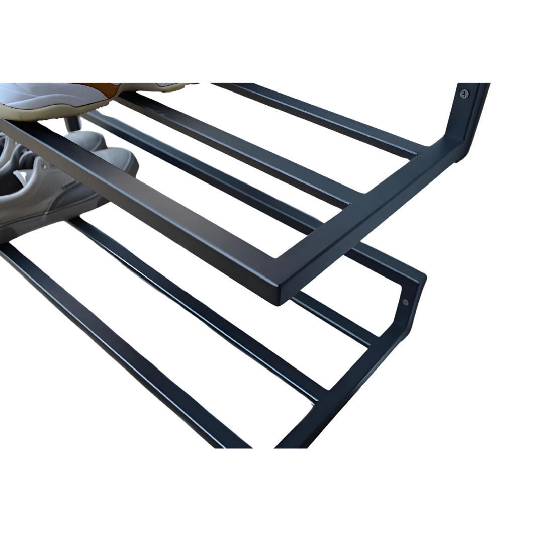 Metal Stand Pair in Black Finish and Powder Coating
