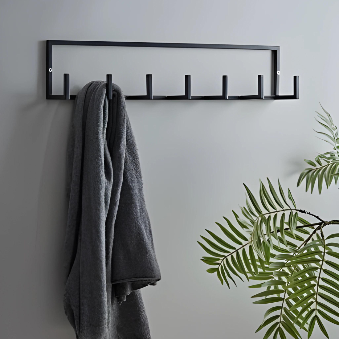Designer Metal Stand in Black Finish and Powder Coating