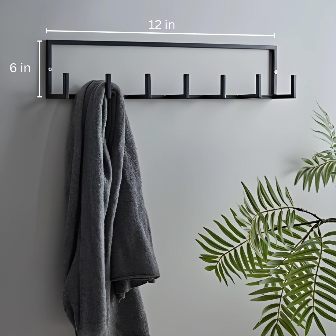 Designer Metal Stand in Black Finish and Powder Coating