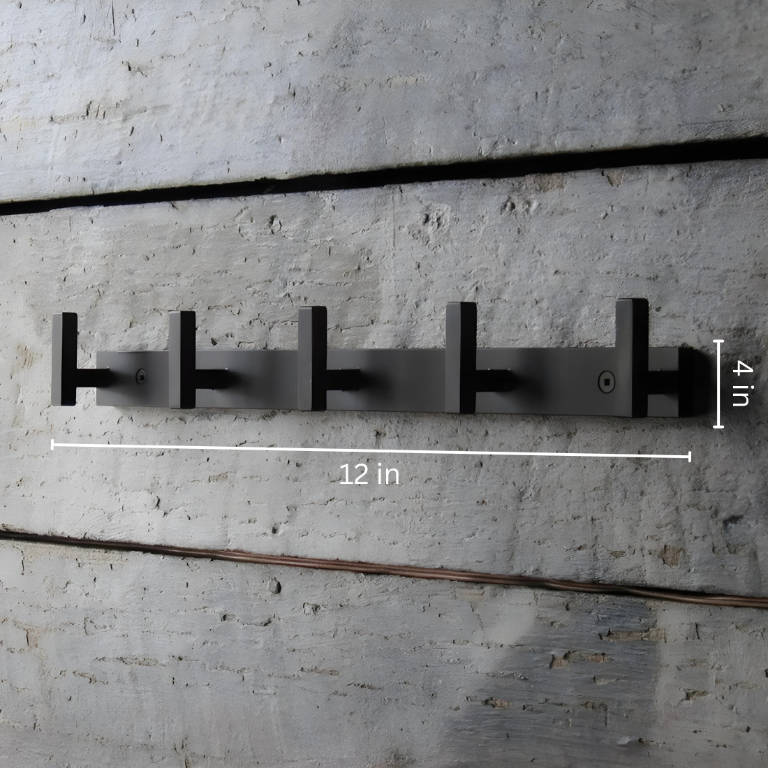 Designer Metal Stand in Black Finish and Powder Coating