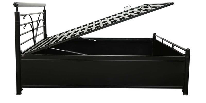 Metal Bed with storage