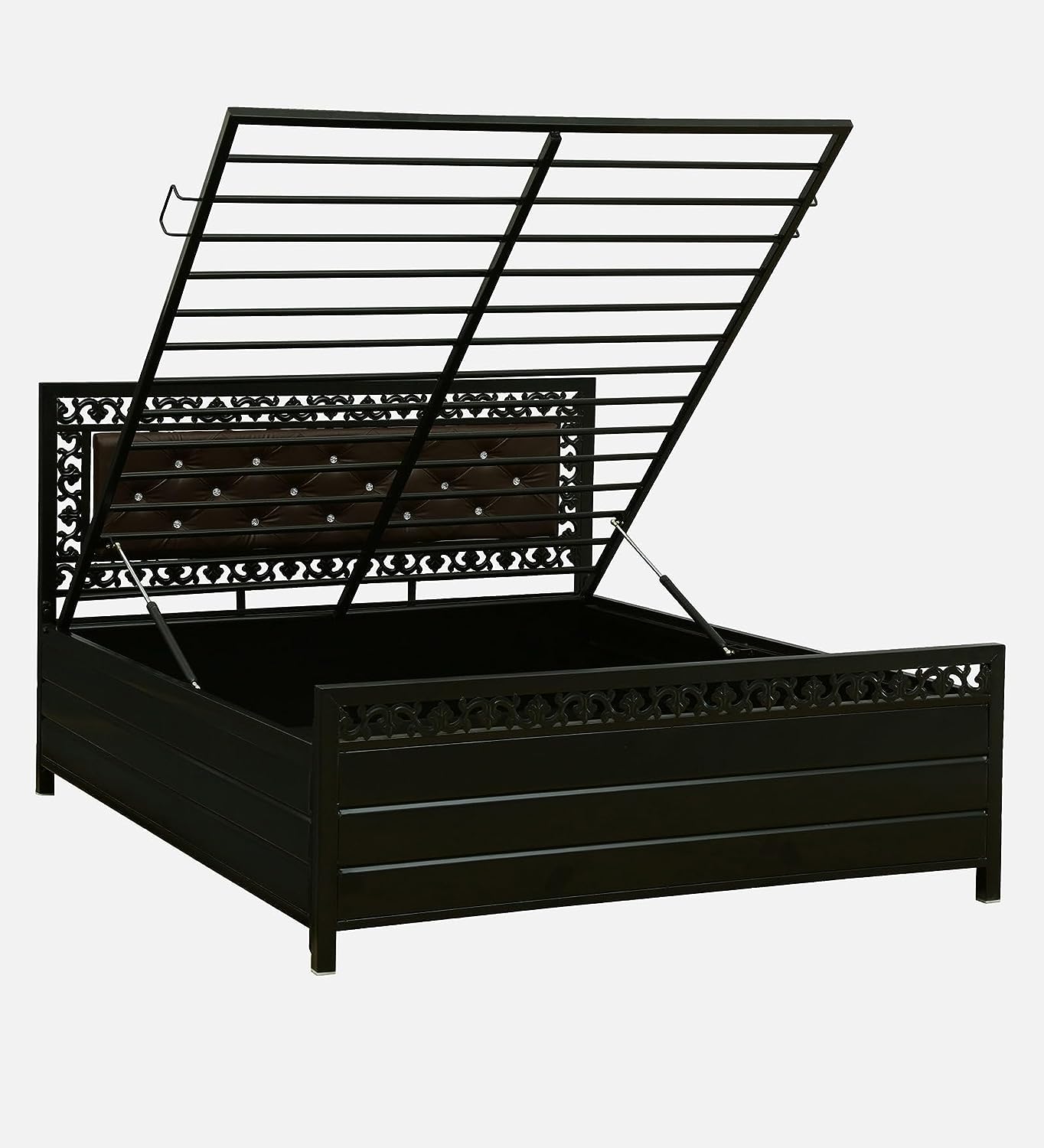 Storage Metal Bed with Hydraulics