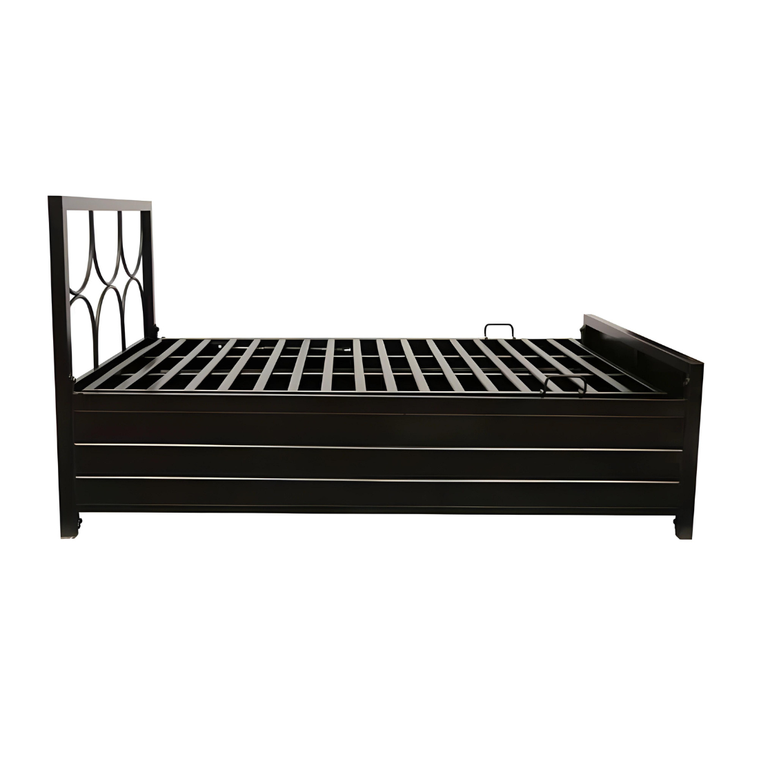 Hydraulic Metal Bed with Storage