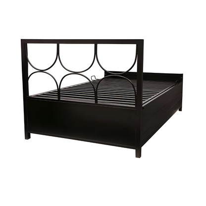 Metal Bed with Storage