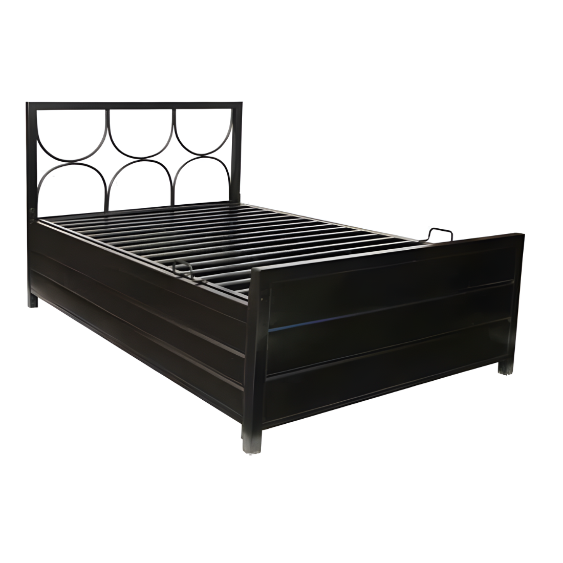 Metal Bed with Storage