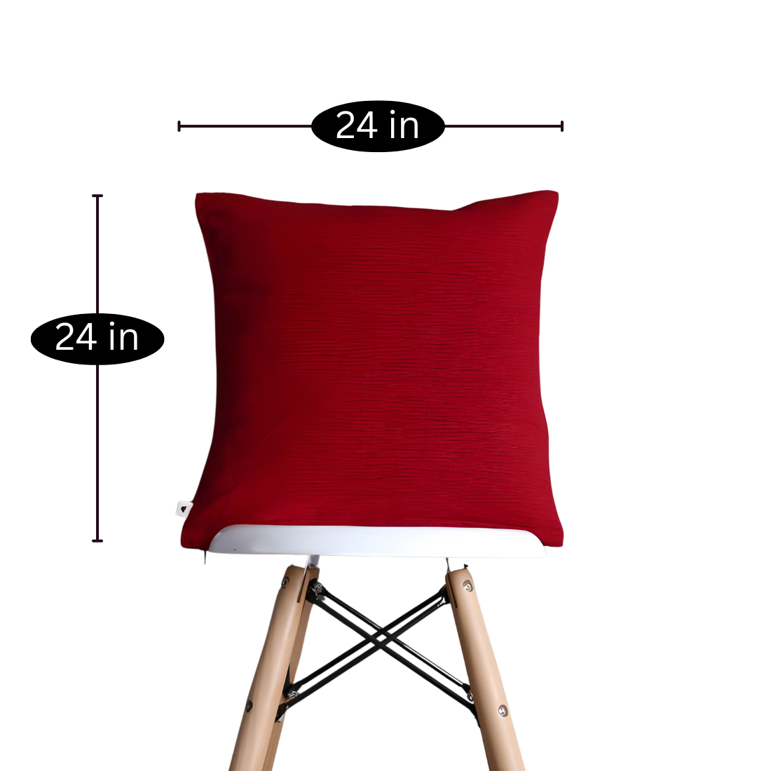 Red Set of 2 Cushion with Quality Material