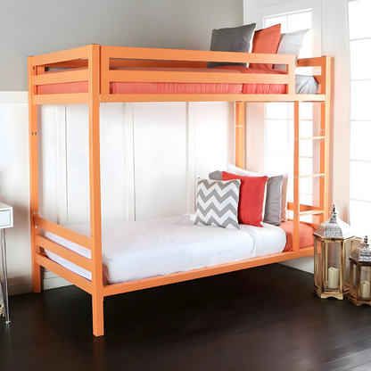 Ajira Metal Bunk Bed in Orange Color