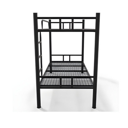 Albania Metal Bunk Bed in Black Color