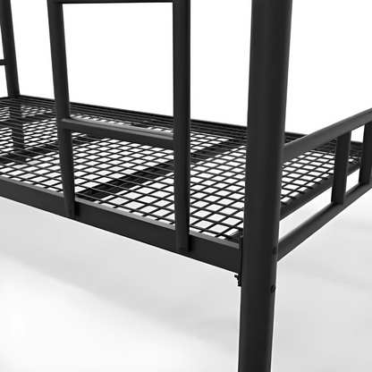 Albania Metal Bunk Bed in Black Color