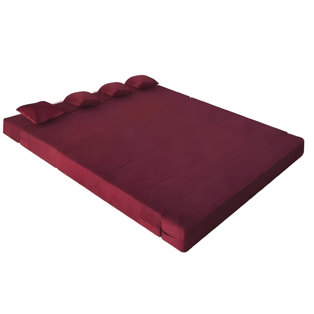 Amelia Red Foldable Mattress Sofa Bed