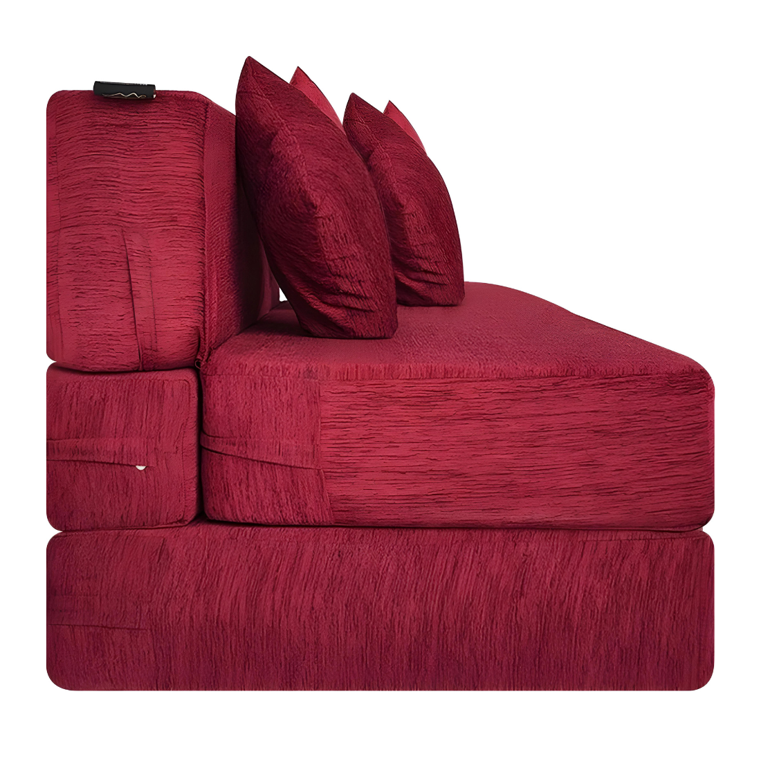 Amelia Red Foldable Mattress Sofa Bed