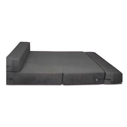 Astrid Grey Foldable Mattress Sofa Bed