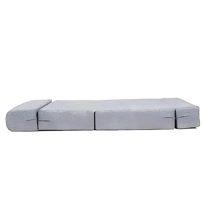 Avery Light Grey Foldable Mattress Sofa Bed