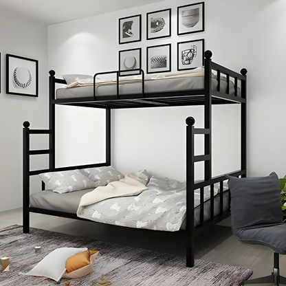 Citrine Metal Bunk Bed in Black Color