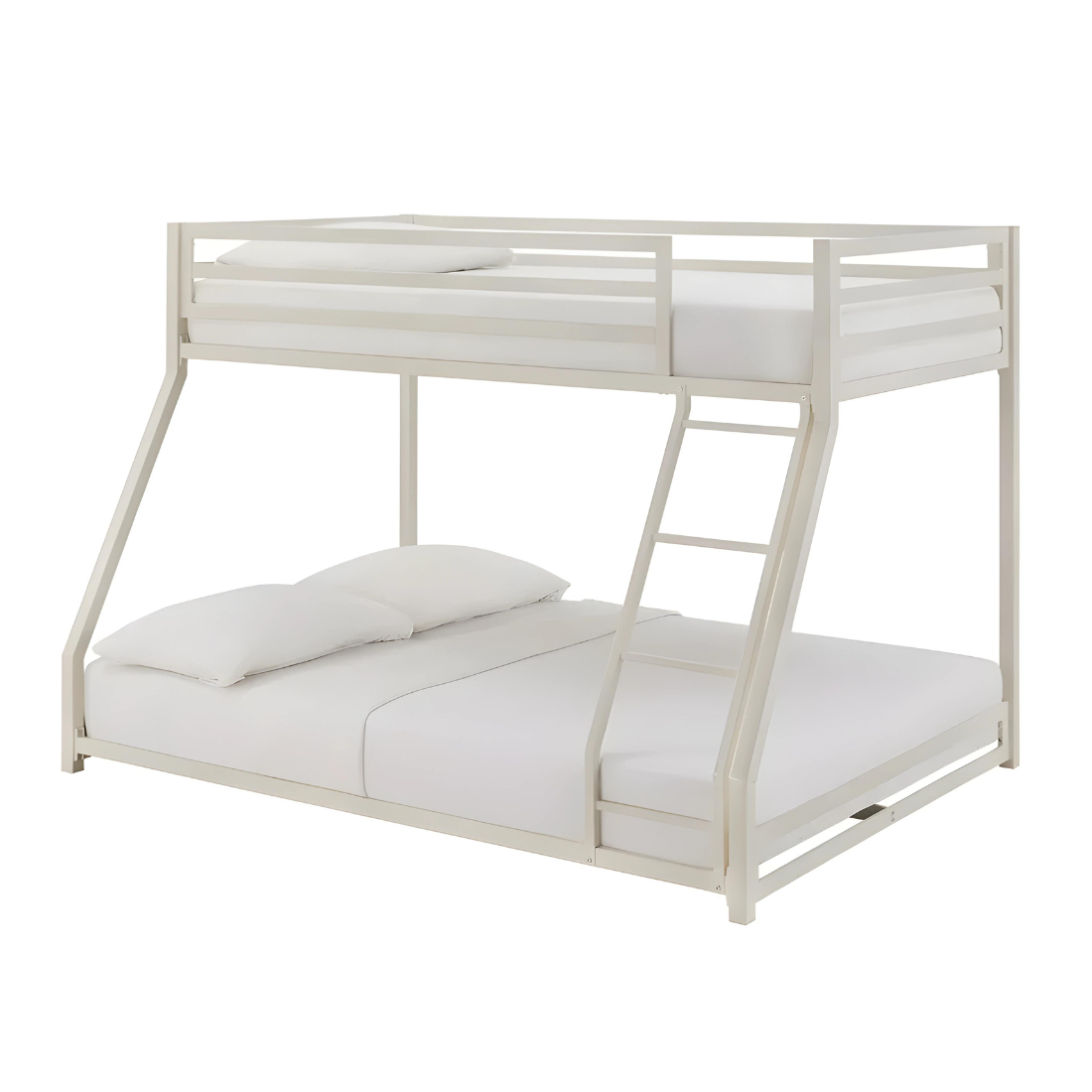 Eram Metal Bunk Bed in White Color