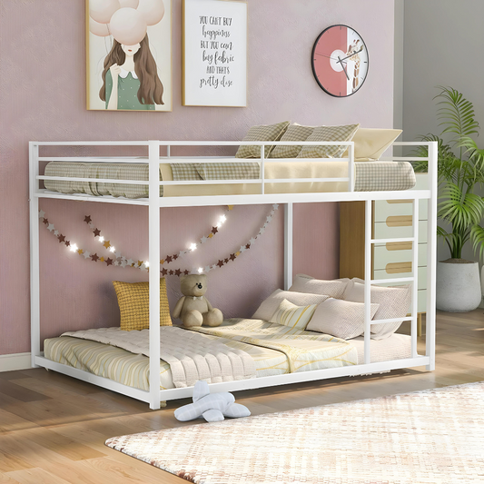 Marya Metal Bunk Bed in White Color