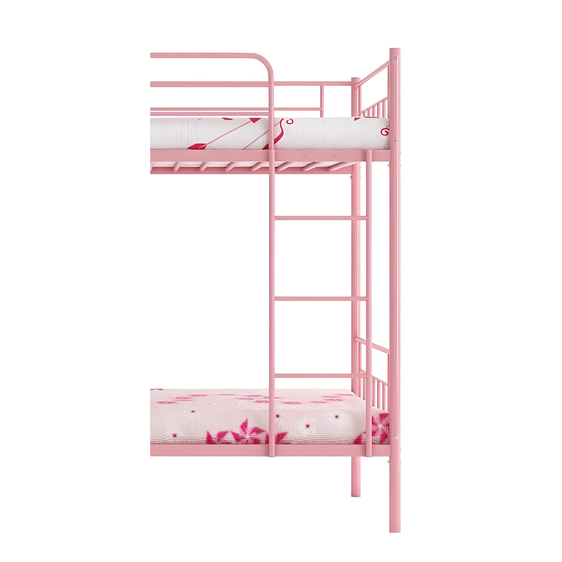 Adora Metal Bunk Bed in Pink Color