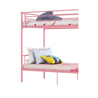 Adora Metal Bunk Bed in Pink Color