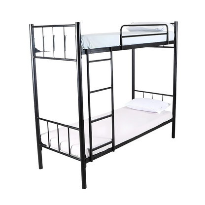 Virgo Metal Bunk Bed in Black Color