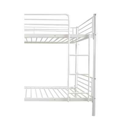 Maffie Metal Bunk Bed in White Color