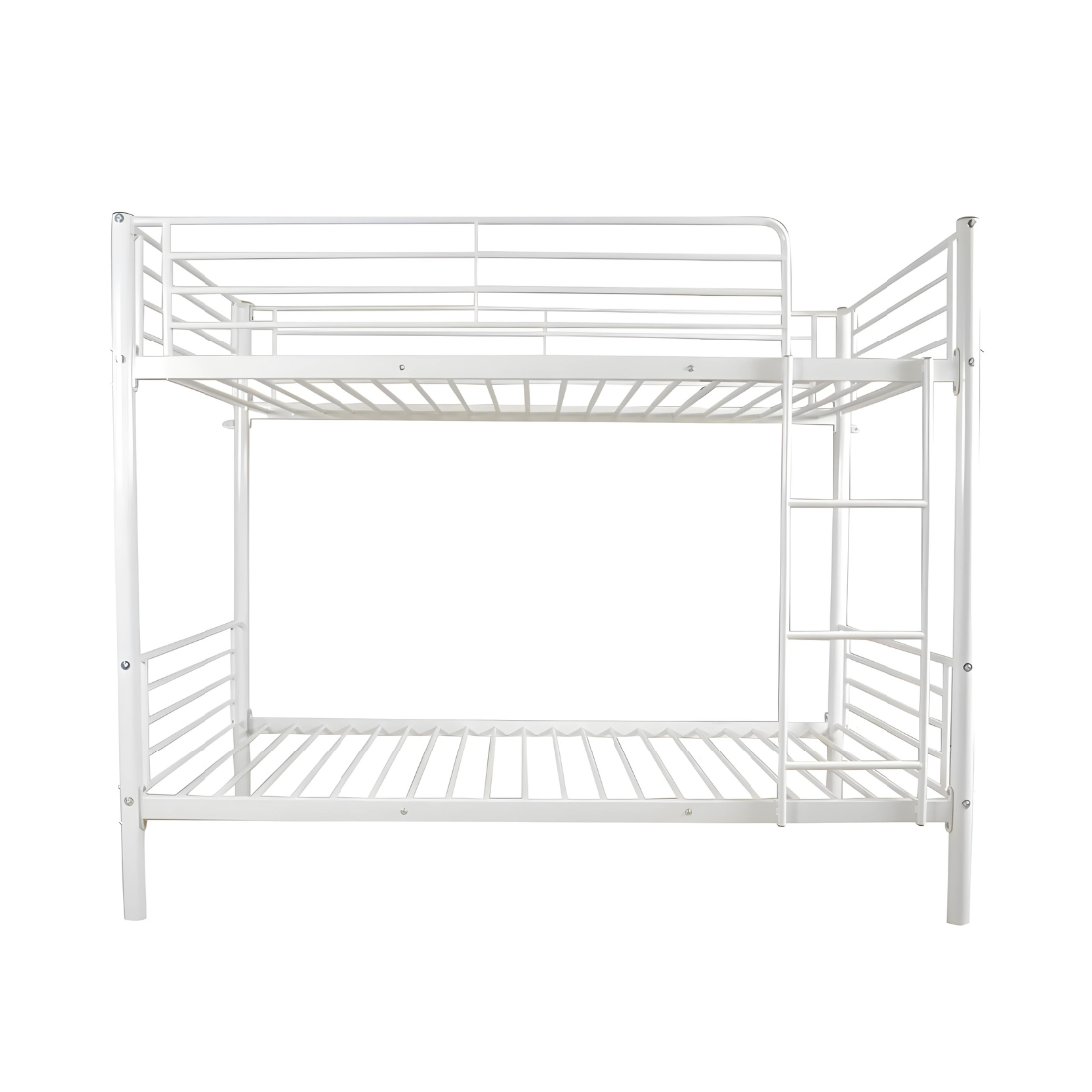 Maffie Metal Bunk Bed in White Color