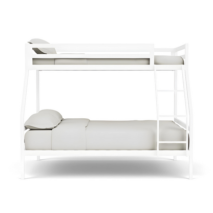 Ahem Metal Bunk Bed in White Color - Space Saving Metal Bunk Bed