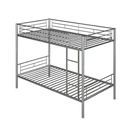 Cloud Metal Bunk Bed in Silver Color