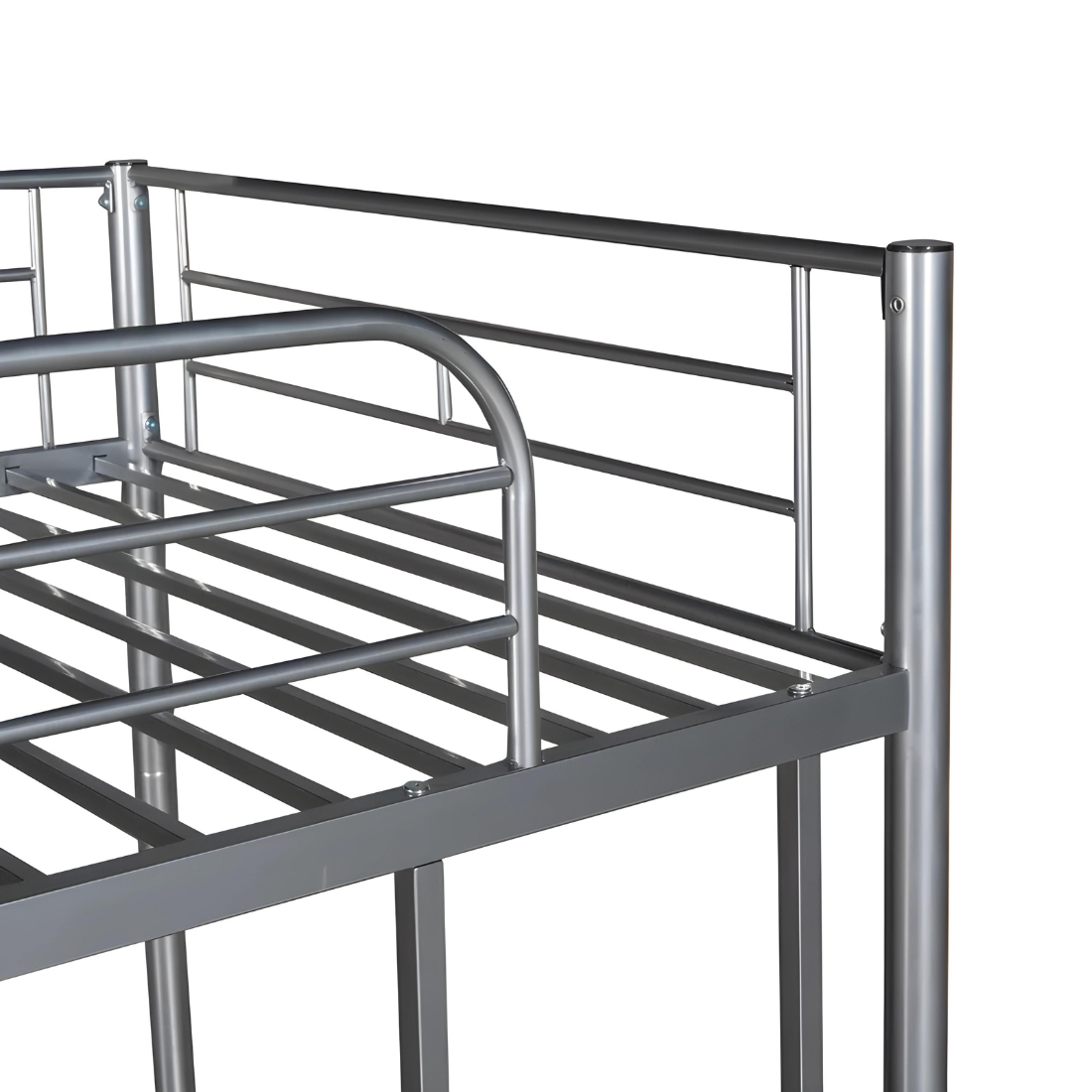 Cloud Metal Bunk Bed in Silver Color