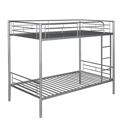 Cloud Metal Bunk Bed in Silver Color