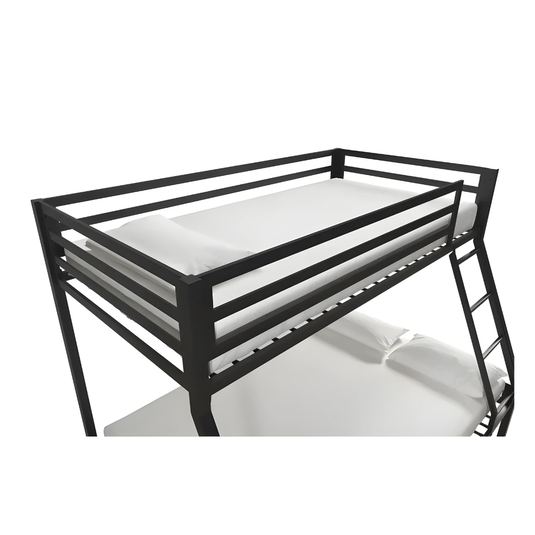 Agate Metal Bunk Bed in Black Color