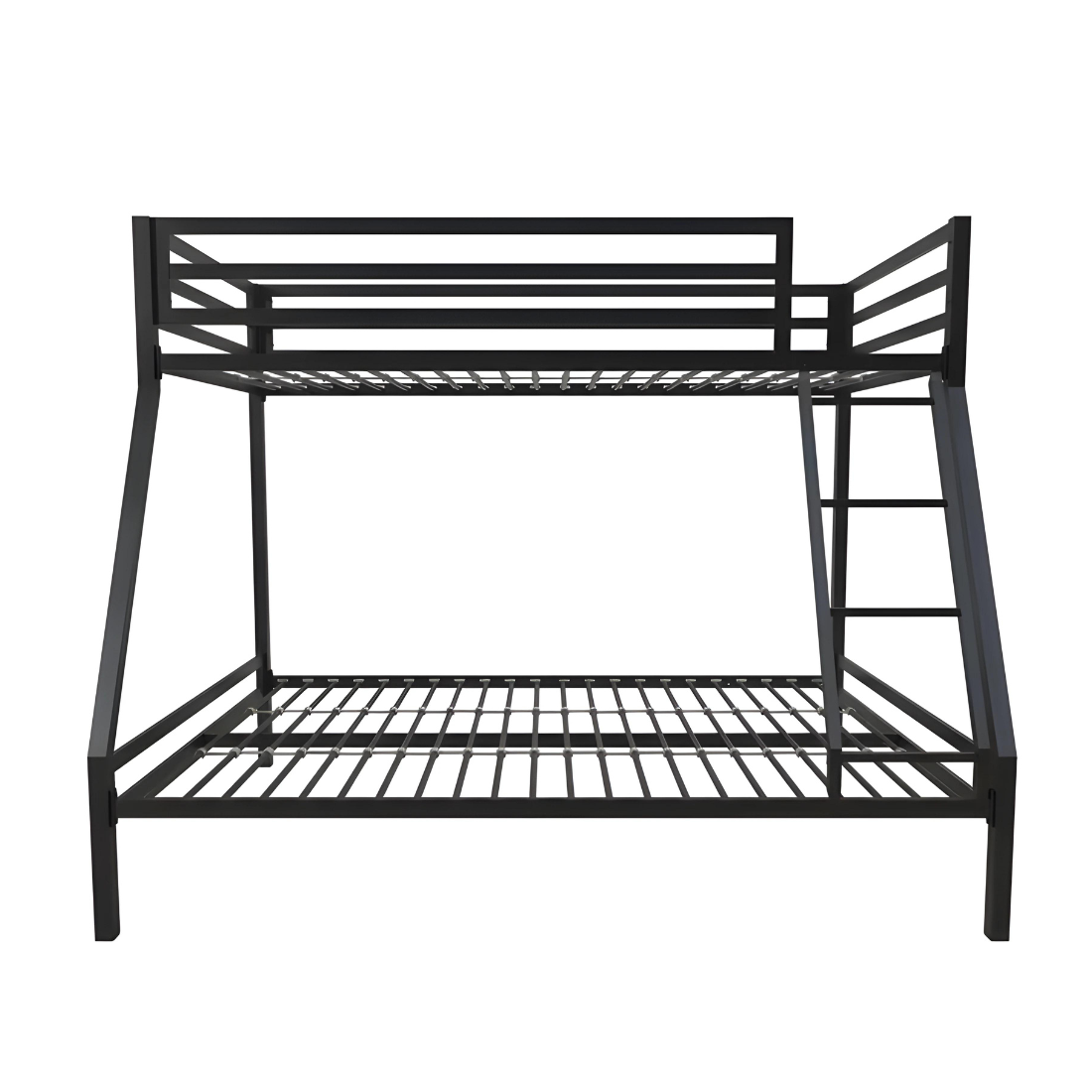 Agate Metal Bunk Bed in Black Color