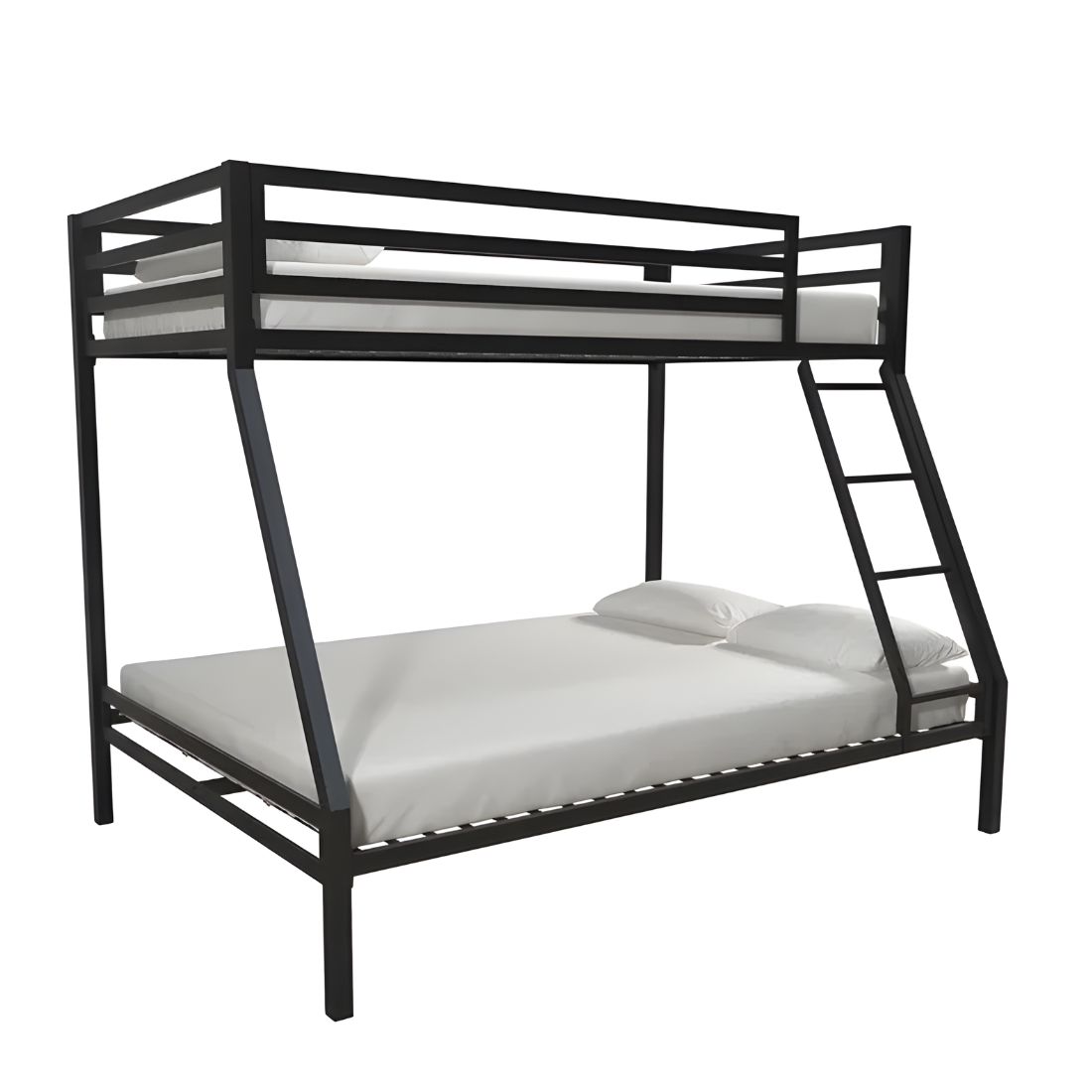 Agate Metal Bunk Bed in Black Color