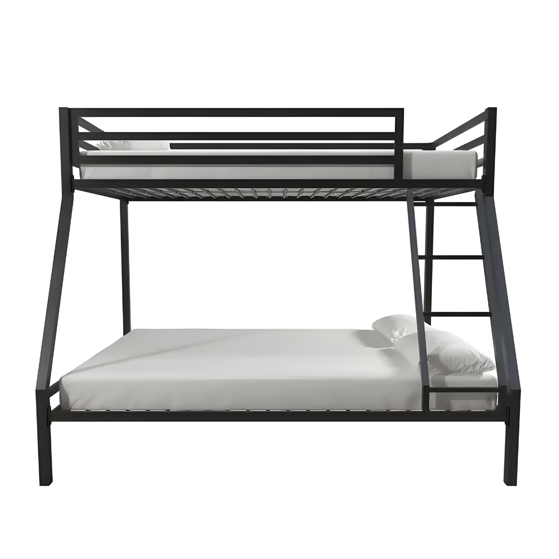 Agate Metal Bunk Bed in Black Color