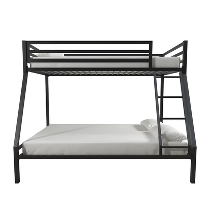 Agate Metal Bunk Bed in Black Color