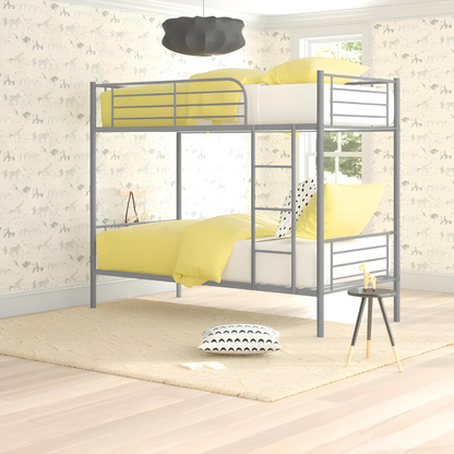 Cloud Metal Bunk Bed in Silver Color