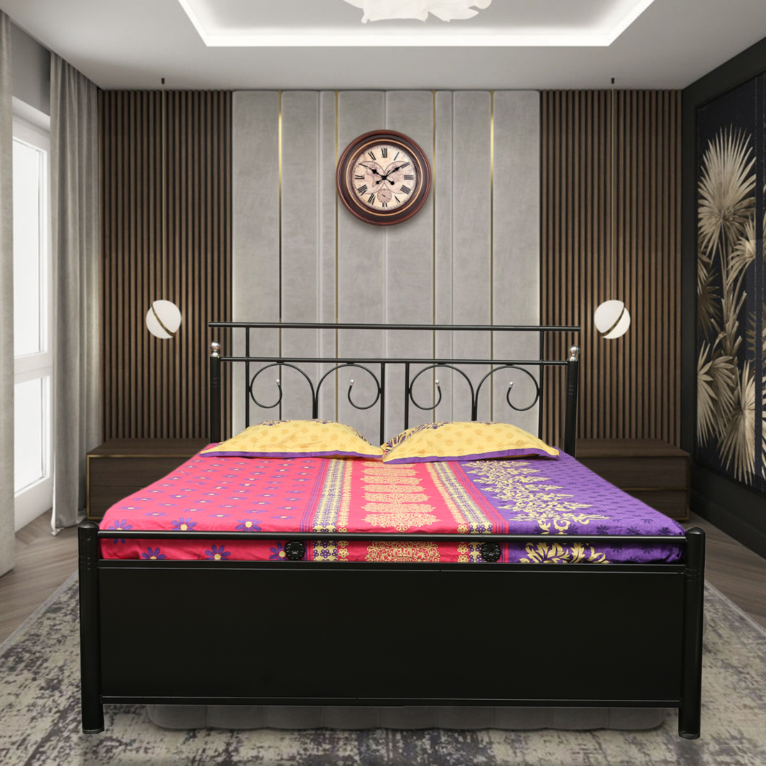 Storage Metal Bed
