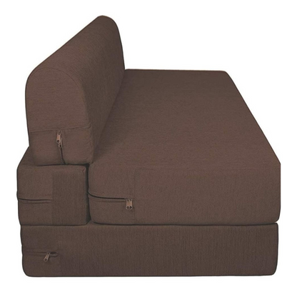 Etta Brown Foldable Mattress Sofa Bed