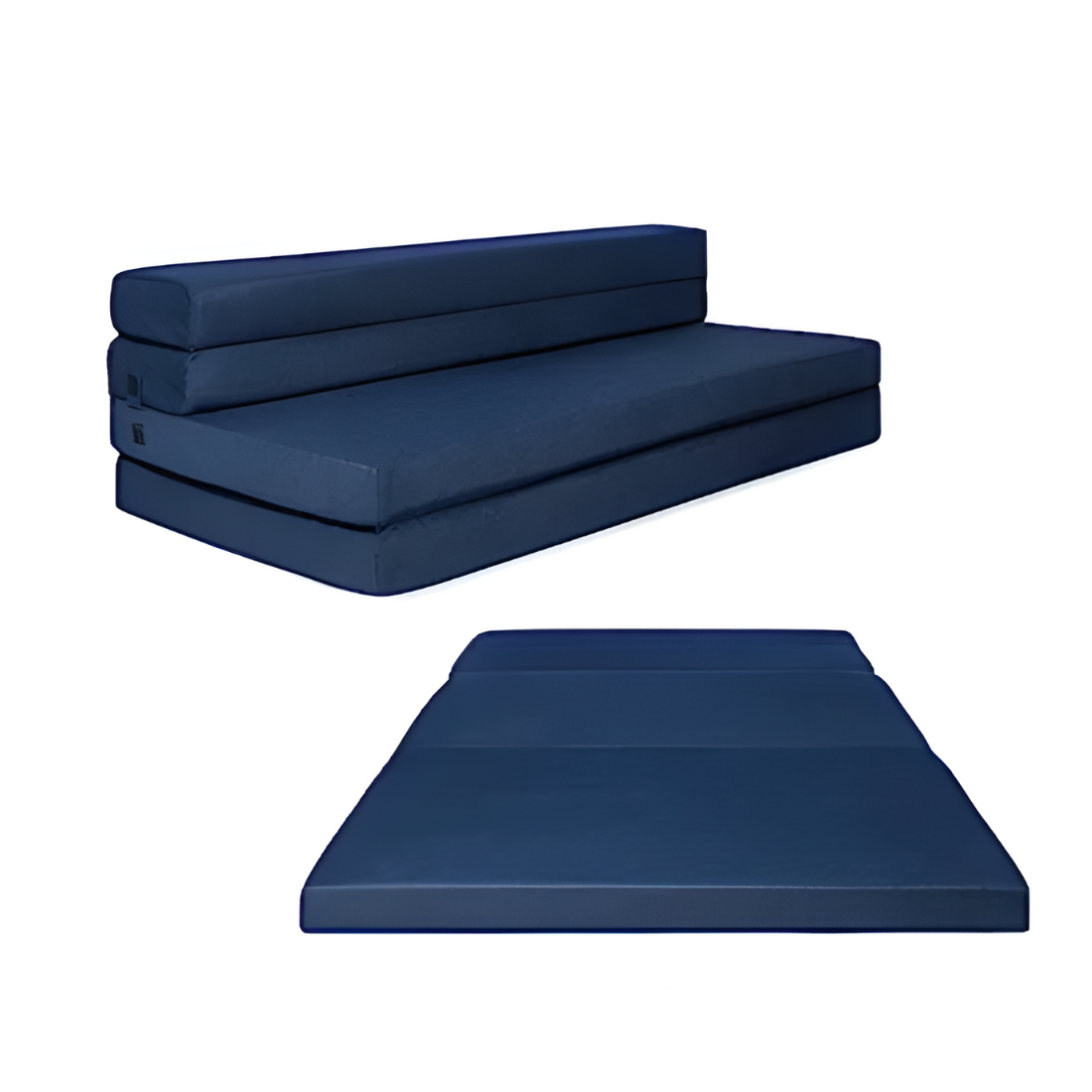 Alba Blue Foldable Mattress Sofa Bed