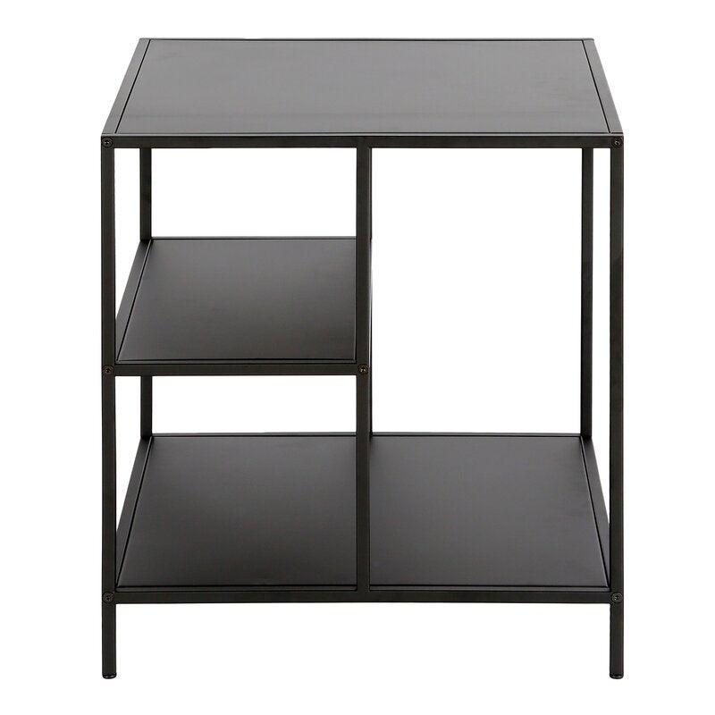 Designer Metal Side Table in Black Finish and Powder Coating